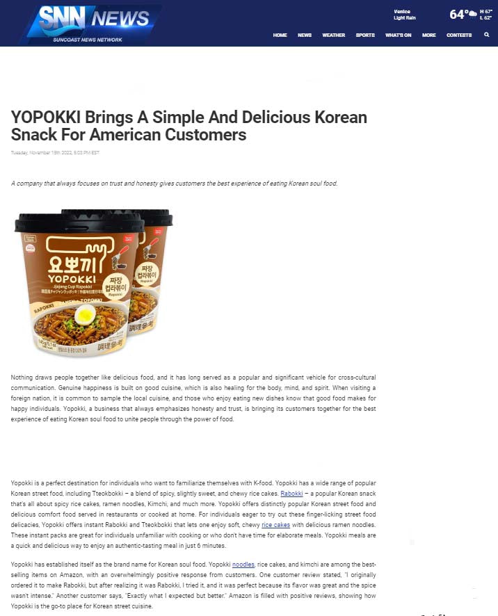 YOPOKKI Brings A Simple And Delicious Korean Snack For American Customers