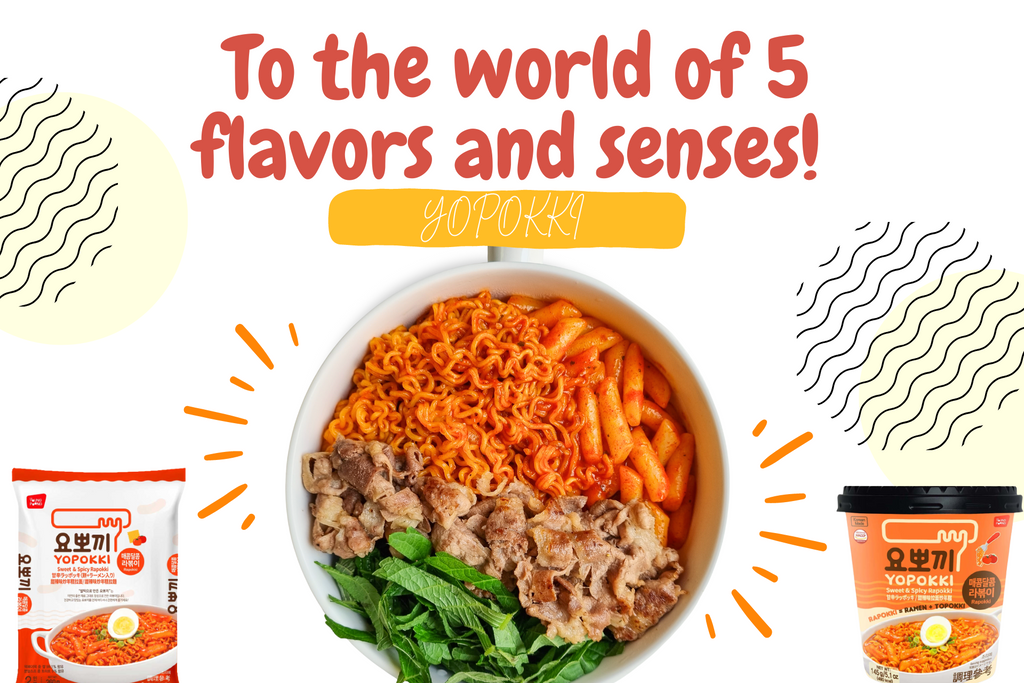 YOPOKKI! To the world of 5 flavors and senses!