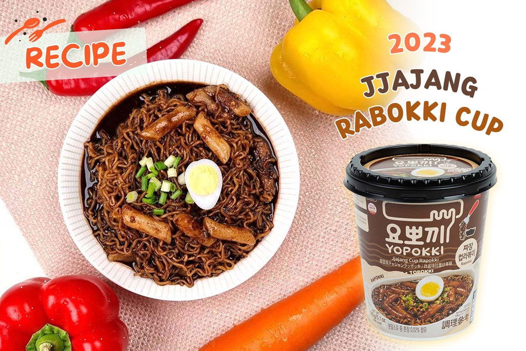 Taste of Korea: Jjajang Rabokki Cup Ramen Noodle Rice Cakes - A Must-Try!