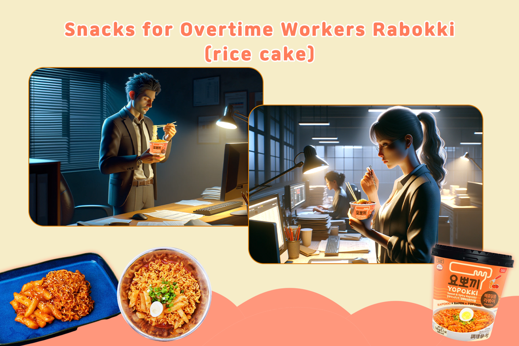 Snacks for Overtime Workers - Rabokki(rice cake)