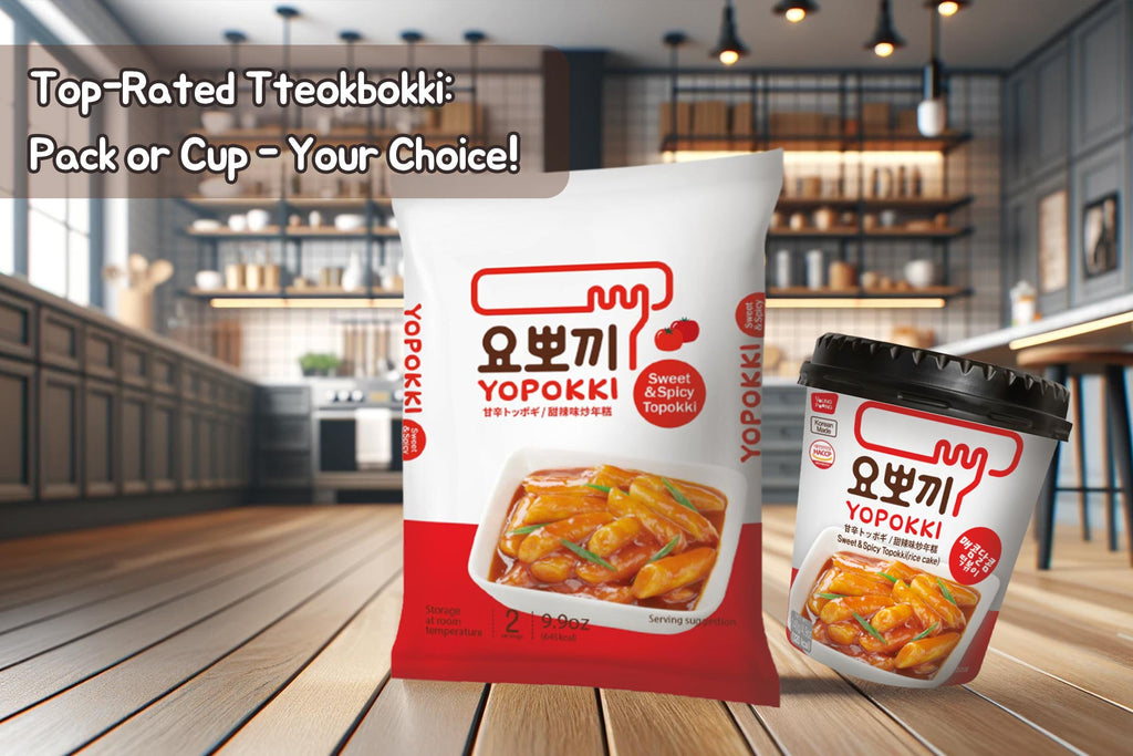 Top-Rated Tteokbokki: Pack or Cup – Your Choice!🌟
