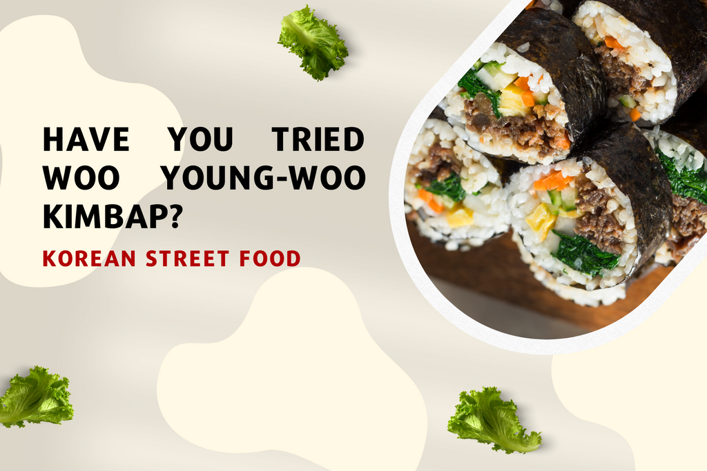 A snack that goes well with Woo Young-woo Kimbap