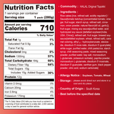 [MUI Halal] Original Tteokbokki 24 Pack - Nutrition Facts