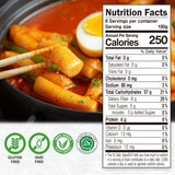 Yopokki - Korean Rice Cakes Tteokbokki Stick 1pack Nutrition Facts