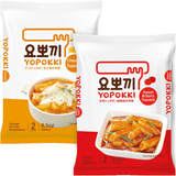 Yopokki - Sweet & Mild Spicy and Cheese Topokki - combo Pack 2EA