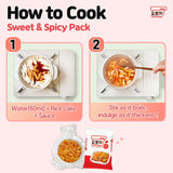 YOPOKKI - Tteokbokki - 6 Pack Set - Diverse Flavors - Step by step Receipt