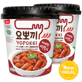 Yopokki - HALAL hot spicy Topokki - HALAL hot spicy Topokki cup 2EA