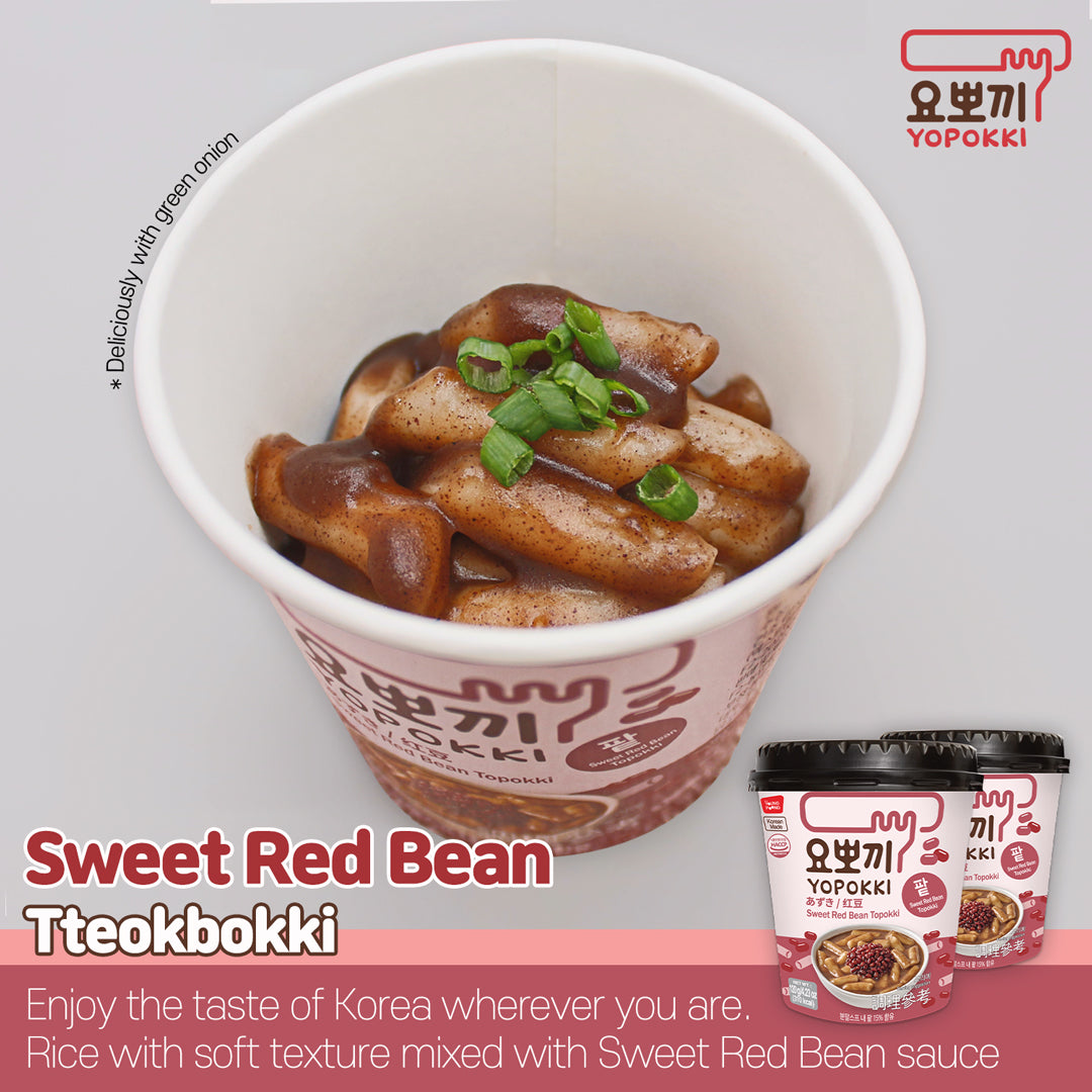 Yopokki - Red Bean Topokki - Red Bean Cup 28 EA - Product Detail Picture 1