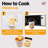 Yopokki - Cheese Topokki - Cheese Cup 2EA - Step by step Receipt