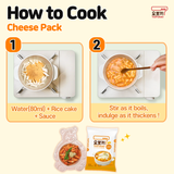 Yopokki - Cheese Topokki - Cheese Pack 1EA - Step by step Receipt