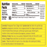 Pomegranate Collagen - Stick Jelly - Nutrition Facts