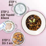 Yopokki - Jjajang Topokki - Jjajang Pack 1EA - Step by step Receipt