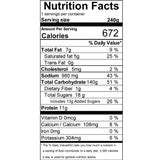 Onion Butter Topokki - Nutrition Facts