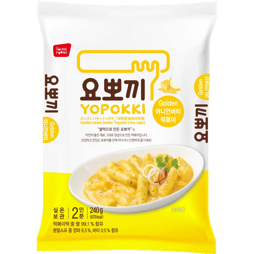 Yopokki - Onion Butter Topokki - Onion Butter Pack 1EA