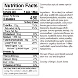 Sweet & Mild Spicy Rabokki - Nutrition Facts